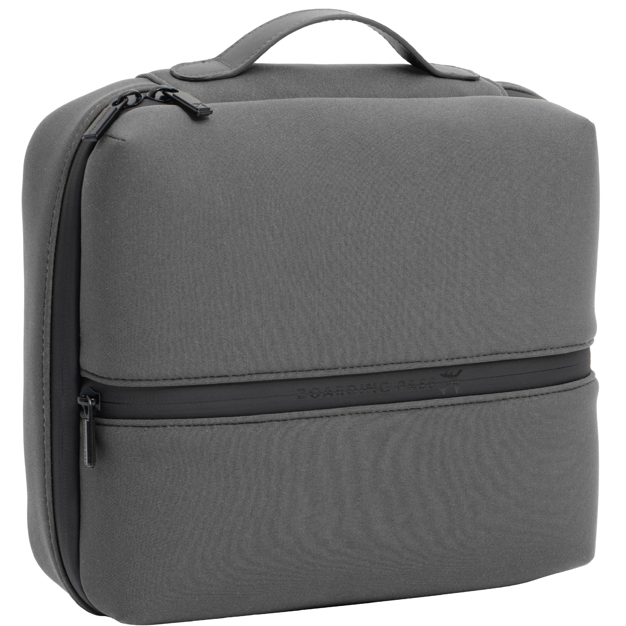 The Callisto Neoprene Toiletry Case- Charcoal