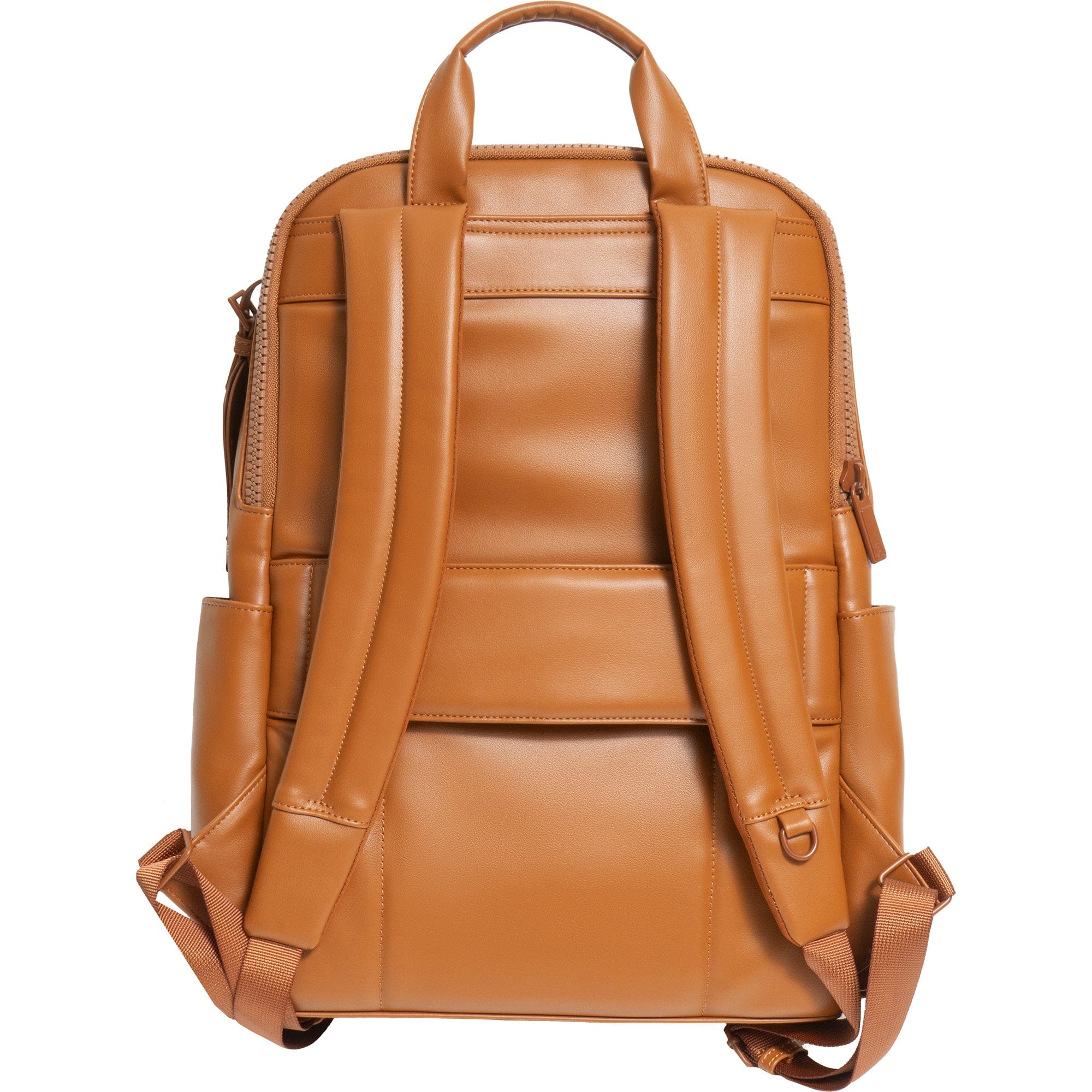 The Verona Vegan Vachetta Leather Backpack- Cognac