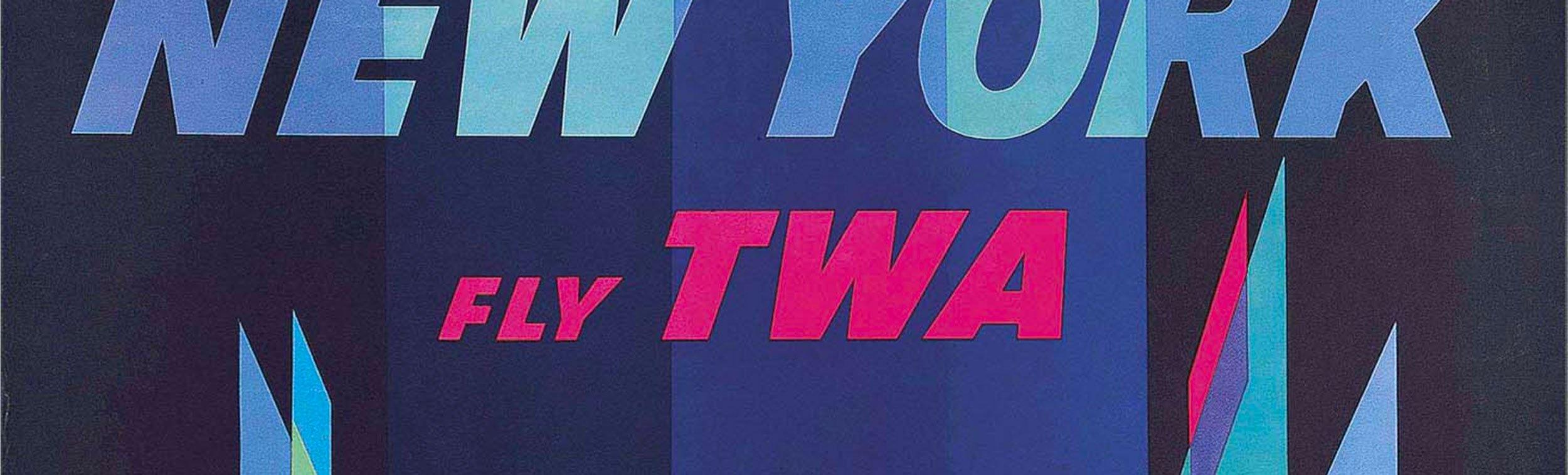 vintage original airline posters