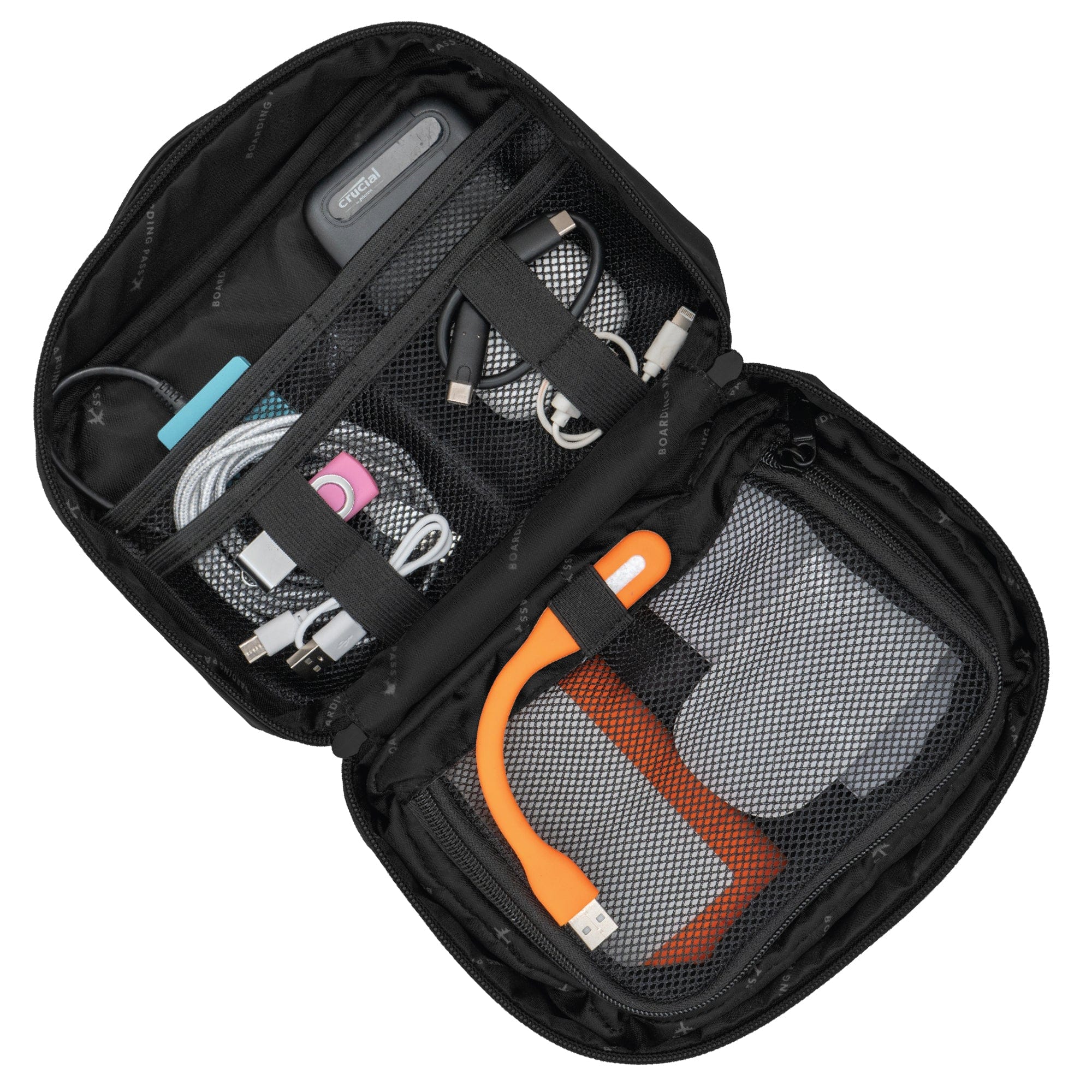 The Expedition Nylon Tech Organizer Pouch- Timeless Taupe