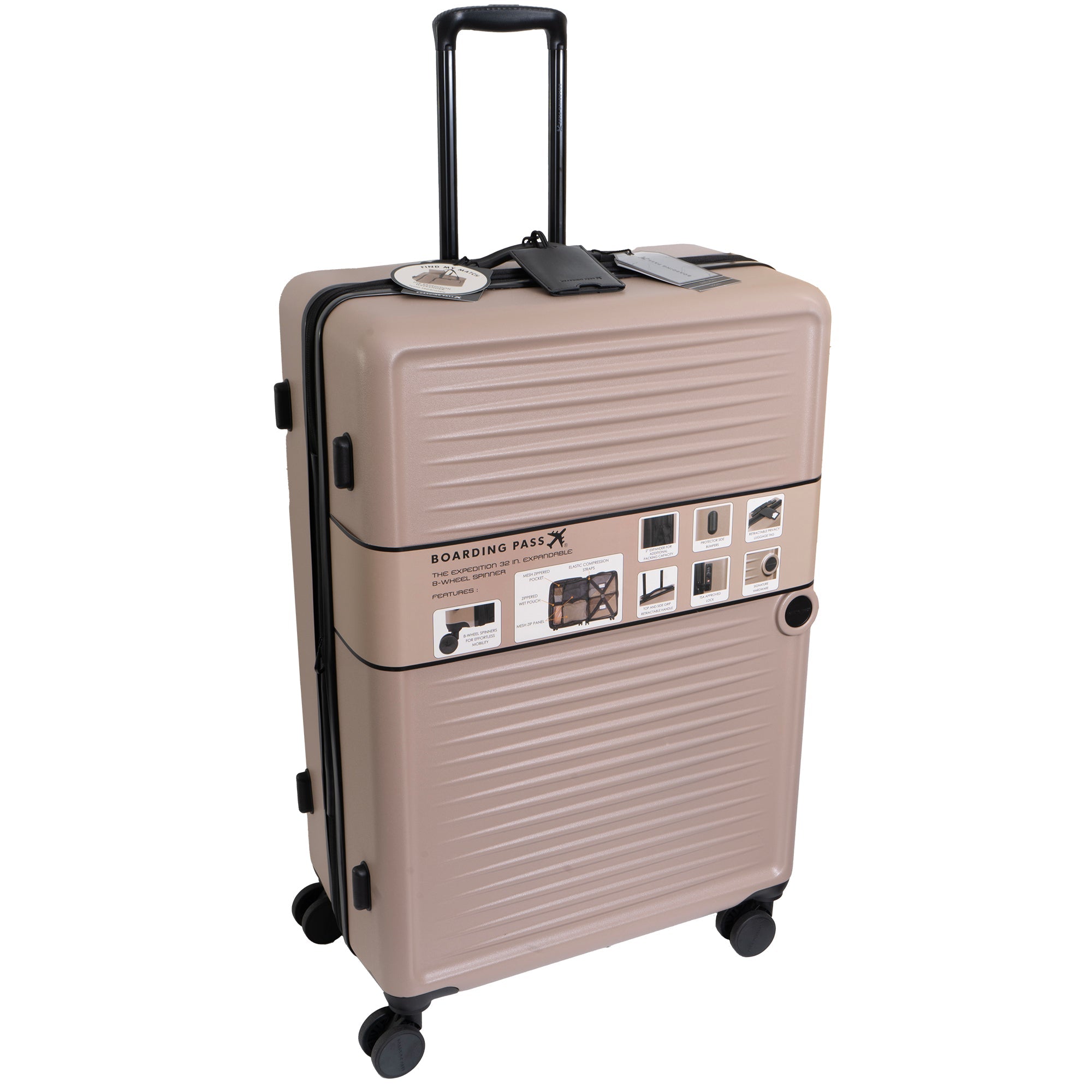 Boarding Pass The Expedition 3 Piece Luggage & Duffle Set