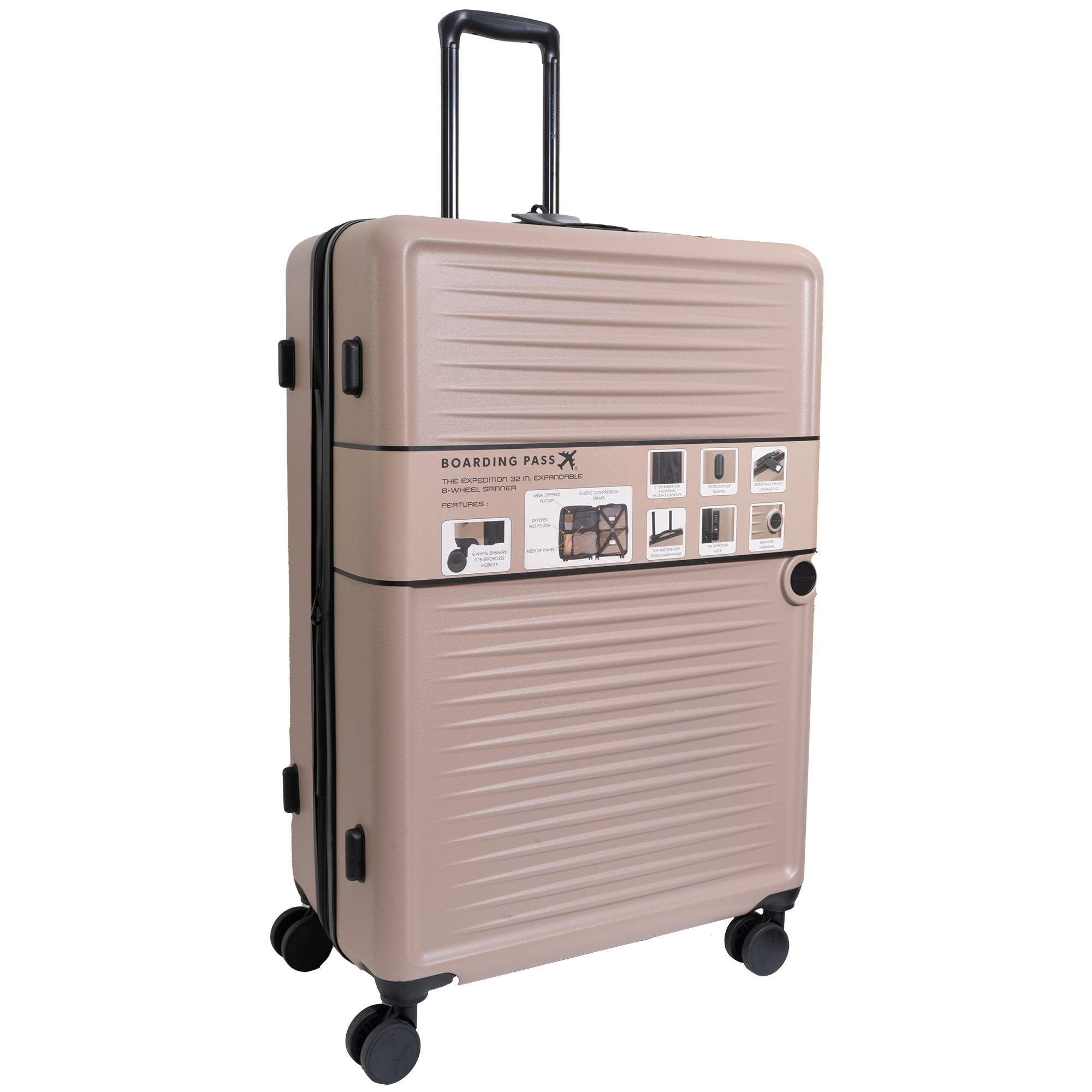 Boarding Pass The Expedition 3 Piece Luggage & Duffle Set