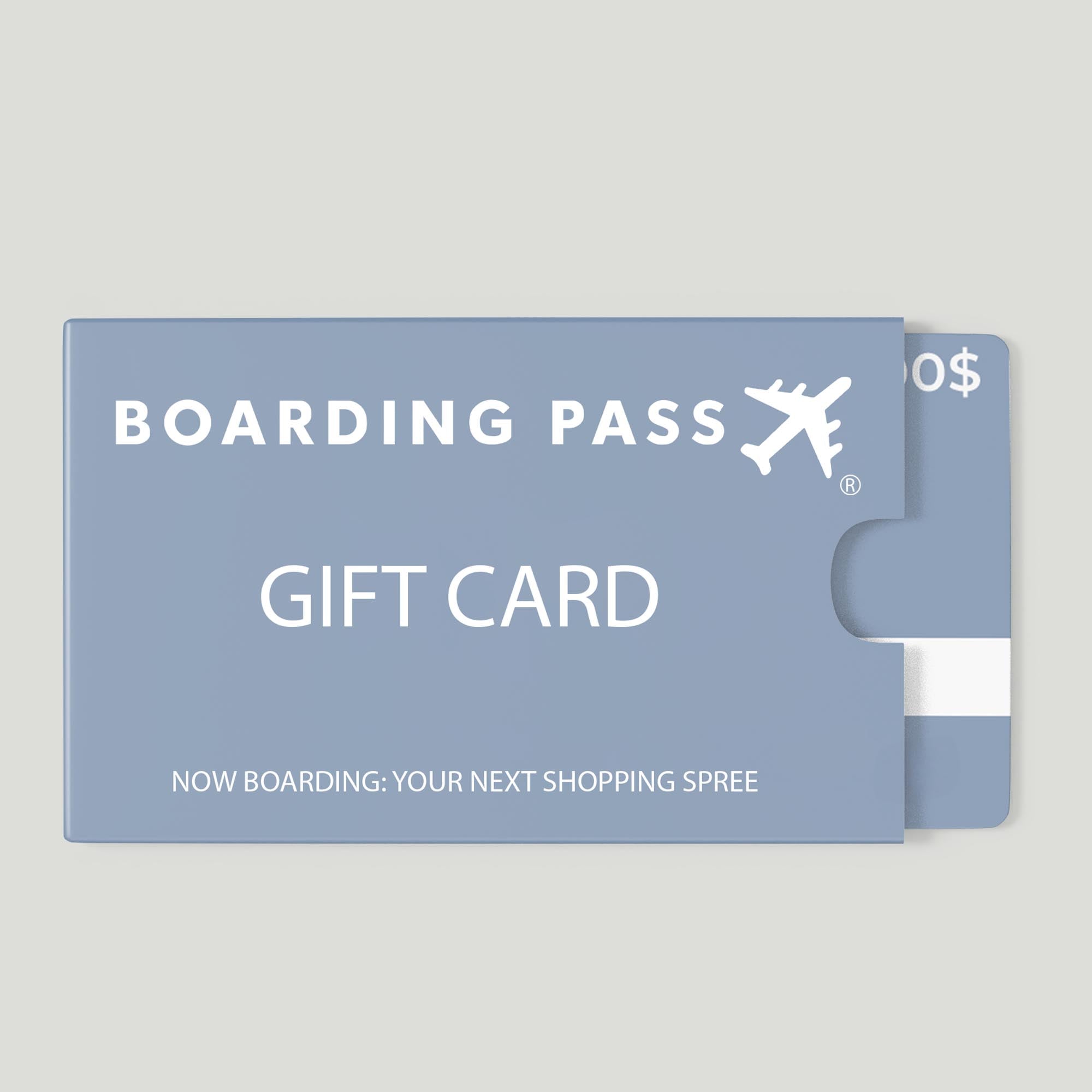 Boarding Pass Gift Card