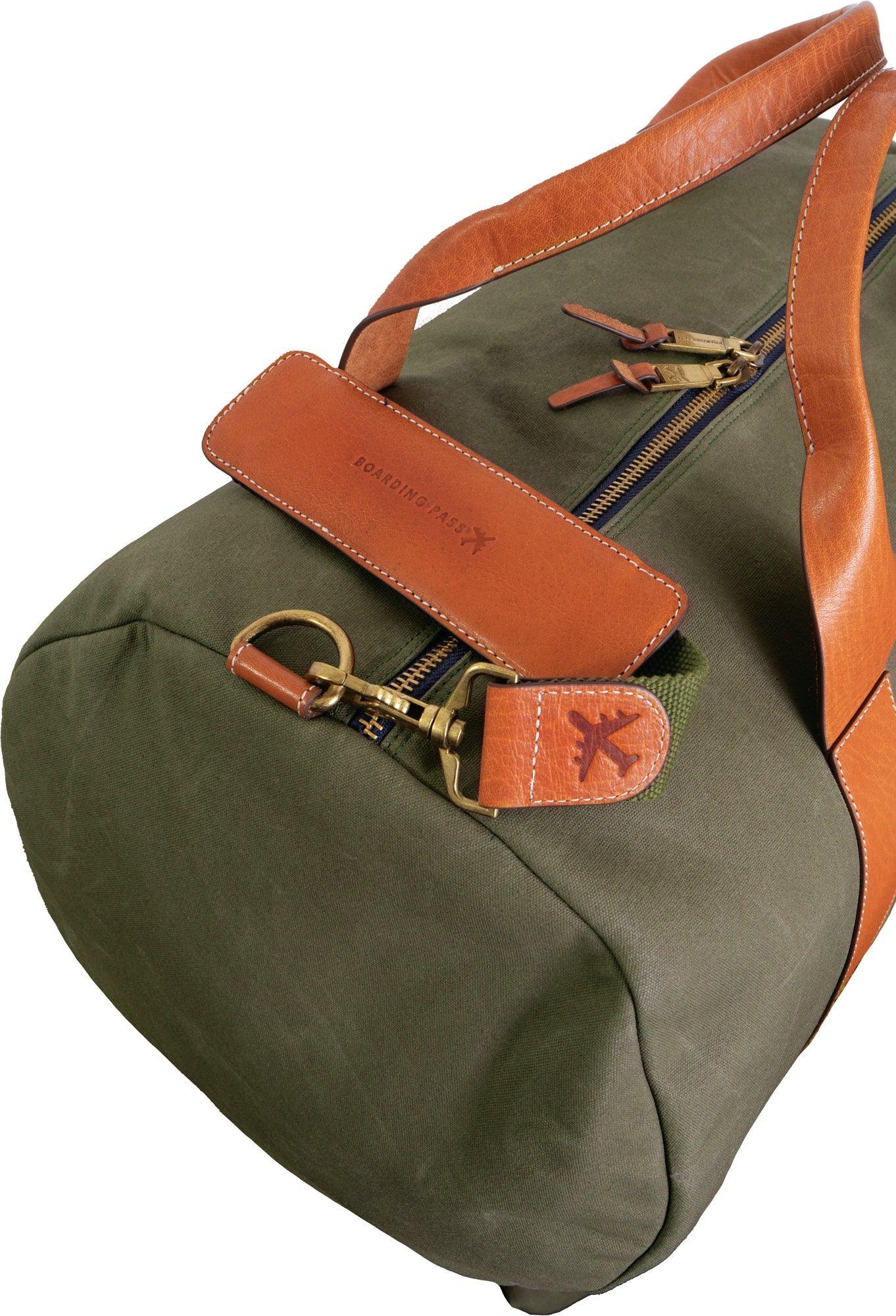 Voyager 21" Waxed Canvas Duffel - Olive