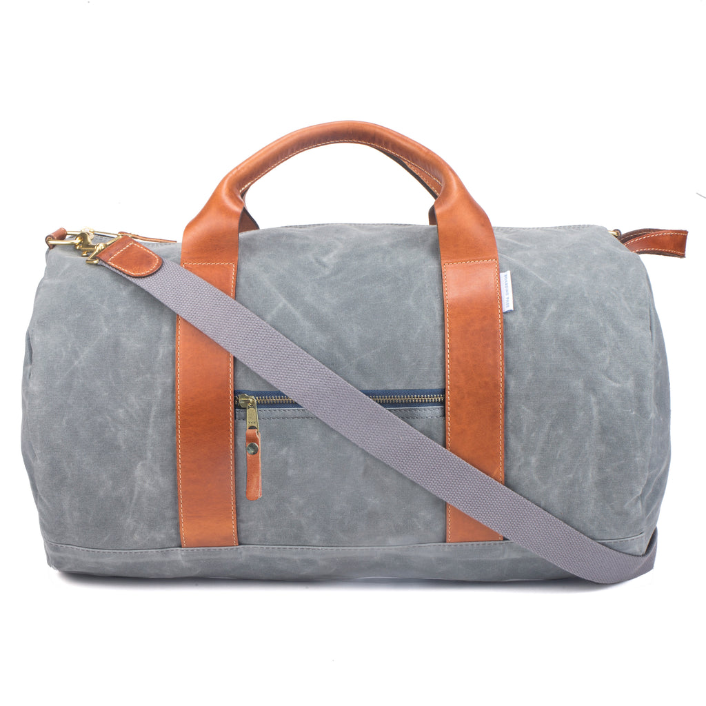Waterproof Waxed Canvas Duffle Bag Luggage Weekender Bag Travel